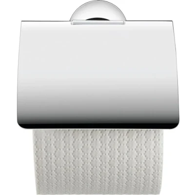 Afbeelding van Duravit Starck t closetrolhouder met deksel chroom