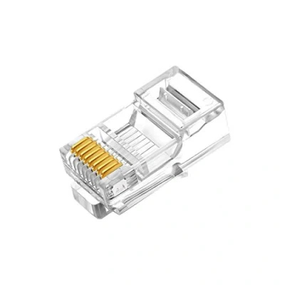 Afbeelding van 50 stuks Cat6 RJ45 connectors, Plugs, Crystal Unshielded Ends UTP 8P8C Modular Network Plug Connector