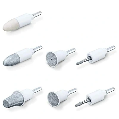 Afbeelding van Beurer MP 42/MP 44 Manicure en pedicure opzetstukken Set van 7 saffier vilt Beschermkapje