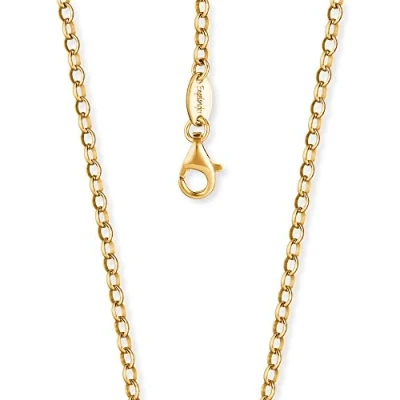 Afbeelding van Engelsrufer Anker halsketting verguld zilver 925 sterling 2,85 mm (0,11 inch) lengte 60 cm (23,62)