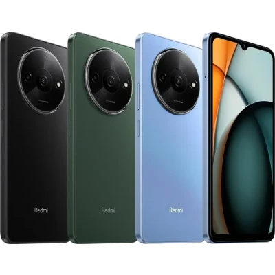 Afbeelding van Xiaomi Redmi A3 Smartphone zonder abonnement, 128 GB ROM 4 RAM, 5000 mAh, 90 Hz, AMOLED display, ontgrendelingsmethoden voor gezicht en vingerafdrukken, Octa Core processor, zwart