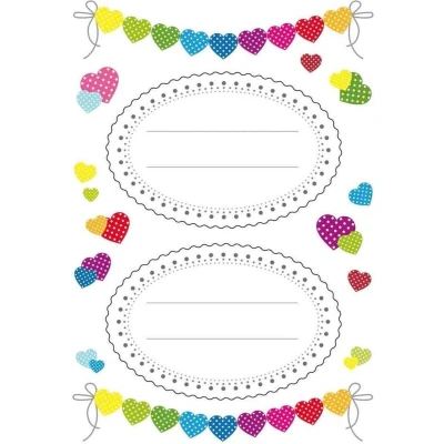 Afbeelding van Herma Decoratie Etiketten 16 X 9 Cm Papier 6 delig