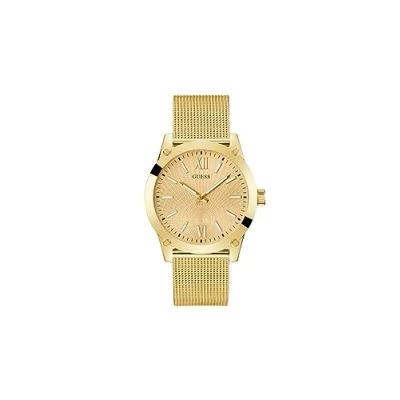 Afbeelding van Guess Crescent Horloge, Heren, Maat: One Size, Champagne gradient &amp; gold tone