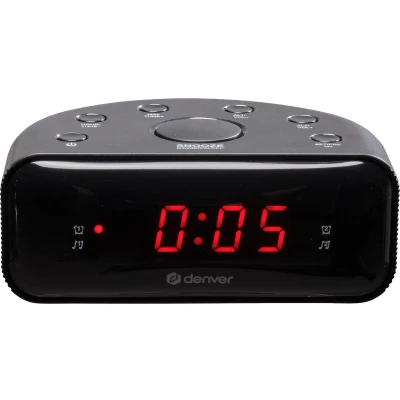 Afbeelding van Denver Cr 430 Black Klokradio Zwart