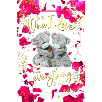 Afbeelding van Me To You Tatty Teddy Verjaardagskaart 3D Mean Everything 15,2 x cm Officiële collectie