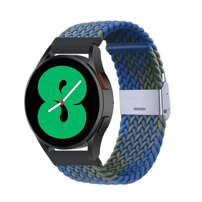Afbeelding van Garmin Forerunner 255 Braided nylon bandje Groen / blauw