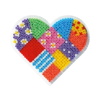 Image de Hama 5203H Loisirs Créatifs Sachet 2 Plaques Coeur pour Perles à Repasser Mini