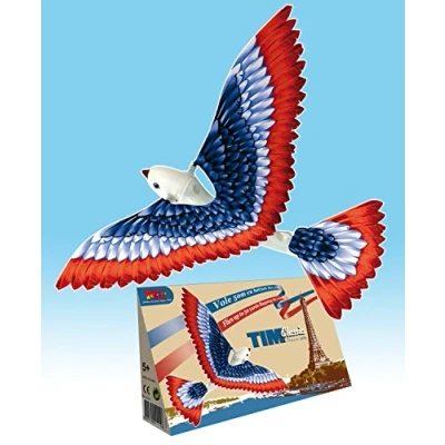 Afbeelding van Caly Tim Classic Mechanische vogel, speelgoed, 011517, blauw wit rood