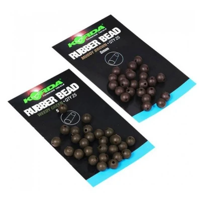 Afbeelding van Korda Rubber Bead (25 pcs) Kleur : 5mm Muddy Brown