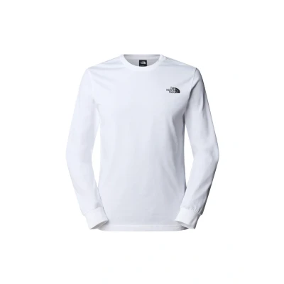 Afbeelding van The North Face EASY Longsleeve, Heren, Maat: XS, Tnf white