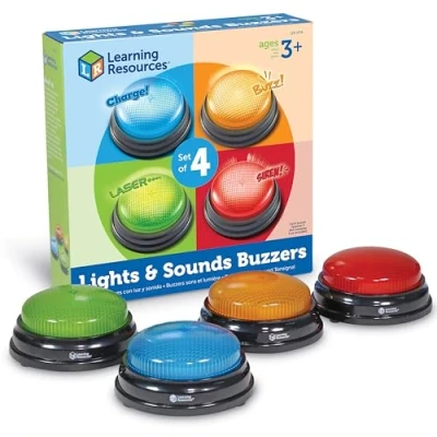 Afbeelding van Antwoordbuzzers Licht &amp; geluid
