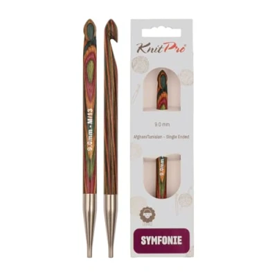 Afbeelding van KnitPro Symfonie Afghaans Tunische haaknaald. 9.0 mm
