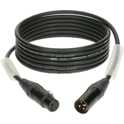 Afbeelding van KLOTZ AIS GmbH M1FM1N0200, XLR (3 pin), Vrouwelijk, Mannelijk, 2 m, Zwart