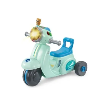 Afbeelding van VTech 2 in 1 Loopscooter Educatief Speelgoed Ombouwen tot Driewieler vanaf Jaar Blauw
