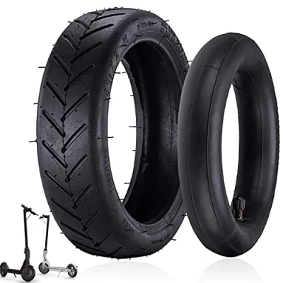 Afbeelding van 8 1/2 inch reservewielen type buiten en binnen duurzaam antislip rubber voor Mijia M365 elektrische scooter 20,3 cm zwart 1)