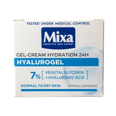 Afbeelding van Mixa HYALUROGEL Intensieve vochtinbrengende crème met hyaluronzuur en glycerine