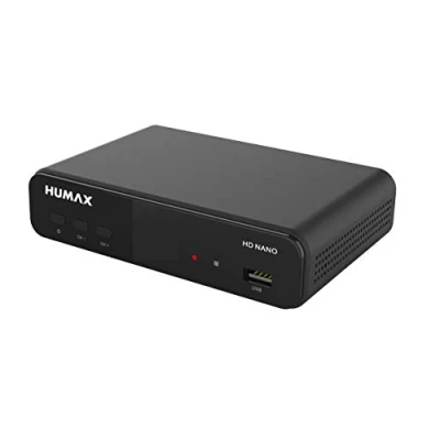 Afbeelding van Humax Digital HD Nano 1080P SAT ontvanger digitale HDTV satellietontvanger met 12V voeding voor Camping Astra vooraf geïnstalleerd HDMI SCART, DVB S/S2
