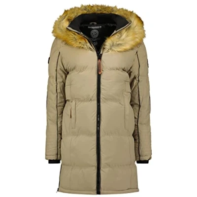 Afbeelding van Geographical Norway Beautiful Lady Parka voor dames, Beige
