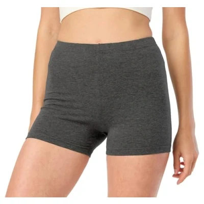 Afbeelding van Merry Style MS MS10 391 LE Dames Leggings Sport Vrijetijdsbroek Hotpants Shorts Boxershorts Kort Viscose Donker Gemêleerd 3XL
