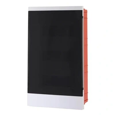Afbeelding van Lion Electric Inbouwverdeelkast 3 rijen 36 onderverdelingsmodules IP40 voor vochtige ruimtes met extra PE/N bescherming messing klem, halogeenvrije zekeringkast