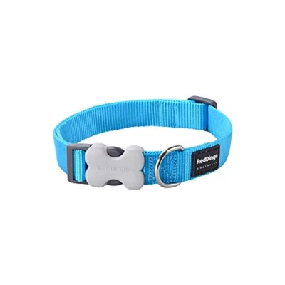 Afbeelding van Animal Boulevard Dc zz tq 12 Hals En Leibanden Hond Rd Halsband Turquoise Xs 12mmx20 32cm Maat:
