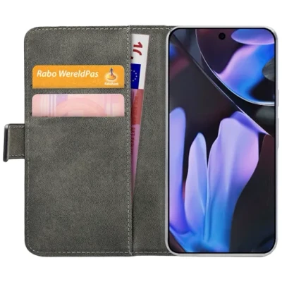 Afbeelding van Mobilize Classic Gelly Wallet Book Case Google Pixel 9 Pro XL Black