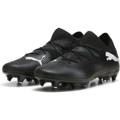 Afbeelding van Puma Future Match MXSG Voetbalschoenen met metalen noppen, Heren, Maat: 42, Black/white Textiel/ synthetisch