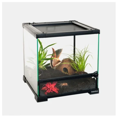 Afbeelding van Habistat Glazen Terrarium Terraria 30x30x32 cm