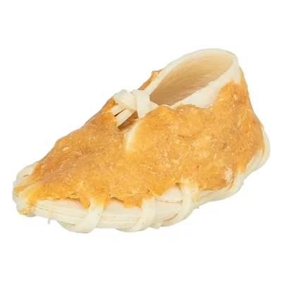 Afbeelding van 7,5 cm 14 gr 50 st Trixie denta fun kauwschoen met kip