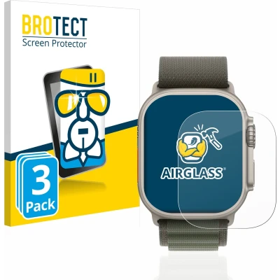 Afbeelding van BROTECT AirGlass kogelwerende glasfolie, Smartwatch beschermfolie, Transparant