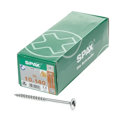 Afbeelding van Spax s Spaanplaatschroef tellerkop discuskop T50 10 x 140mm
