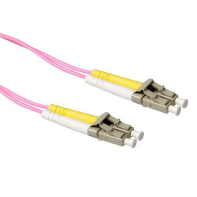 Afbeelding van ACT RL9730 Glasvezel Patchkabel Duplex LSZH LC/LC 50/125µm OM4 30 meter