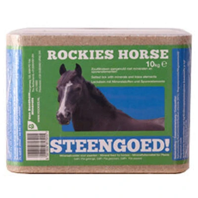 Afbeelding van Rockies Liksteen Paard Naturel Voedingssupplement 10 kg