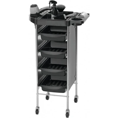 Afbeelding van Sinelco Passy Werkwagen Original Zwart Haibu by Kapperskorting.com
