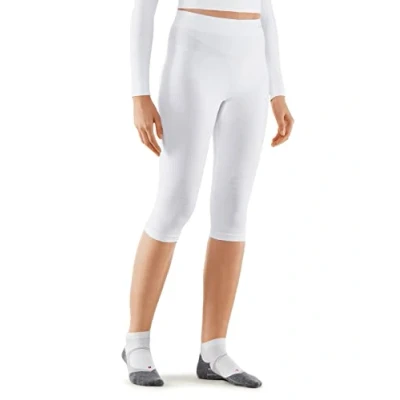 Afbeelding van Falke Maximum WARM 3/4 Tights Functional Underwear FOR COLD TO VERY Conditions Legging white, Dames, Maat: Small, White