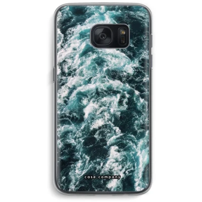 Afbeelding van Case Company® hoesje geschikt voor Samsung Galaxy S7 Zee golf Soft Cover Telefoonhoesje Bescherming aan alle Kanten en Schermrand