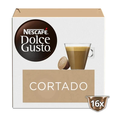 Image de 3,30 de remise 3 unités Nescafé Dolce Gusto Cortado 16 DG capsules 300 g