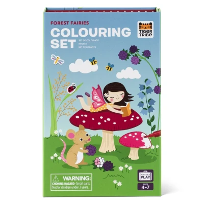 Afbeelding van Tiger Tribe meeneem kleur/sticker set Forest fairies