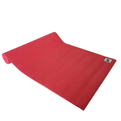 Afbeelding van #DoYourYoga Anti slip PVC Yogamat Annapurna Comfort goede grip, slijtvast 183 x 61 0,5 cm rood