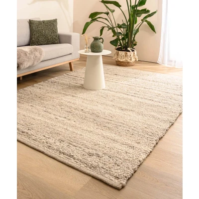 Afbeelding van Wollen Vloerkleed Tinn Grijs 160x230 Cm