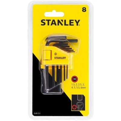 Afbeelding van Stanley 0 69 251 8 Delige Stiftsleutelset 1,5 6mm