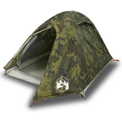 Afbeelding van vidaXL Koepeltent 2 persoons waterdicht camouflage