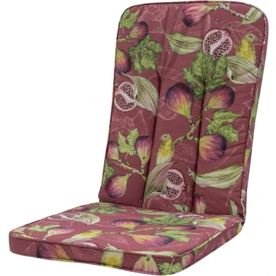 Afbeelding van Madison Tuinstoelkussen Exelsior 110x48 cm Jasmijn bordeaux