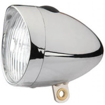 Afbeelding van Koplamp Edge Retro 3 led aan/uit incl. batterijen chroom (werkplaatsverpakking)