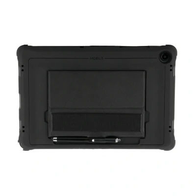 Afbeelding van Mobilis PROTECH hoesje+kickstand+handvat Galaxy Tab + (Galaxy A9+), Tablethoes, Zwart