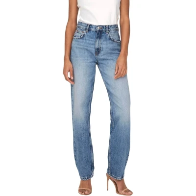 Afbeelding van ONLY Robyn Flared Jeans, Dames, Maat: 27x32, Stoned blue