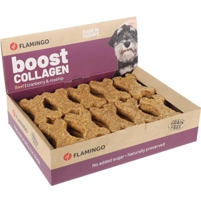Afbeelding van Flamingo Boost Snack Honden Been Met Rund En Collageen 30 Stuks 720gr 30st 190492