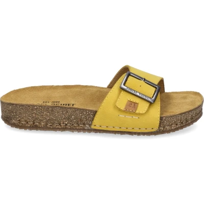 Afbeelding van Josef Seibel Hannah 06 Pantoffels voor dames, breedte G (normaal), Geel.