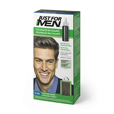 Afbeelding van Kleurshampoo Just For Men Middelgrote kastanje (30 ml)