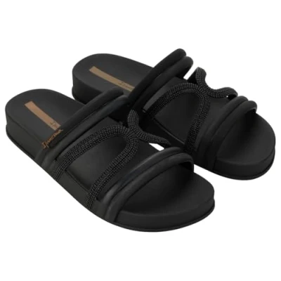 Afbeelding van Ipanema Walk Slide Slippers Dames Black Zwart